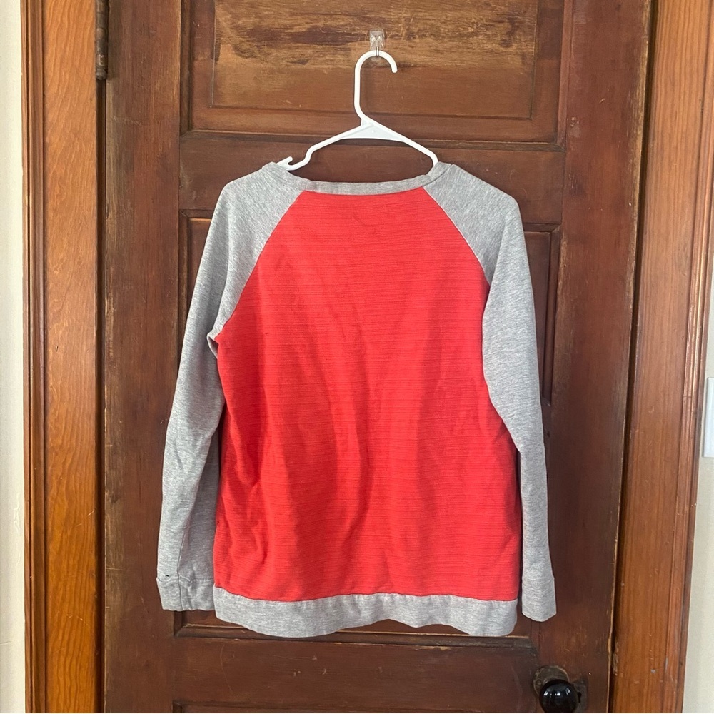 NFL Chiefs Long Sleeve Tee - Red and Gray - Picture 5 of 7